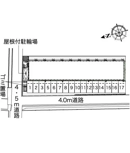 ★手数料０円★姫路市西今宿１丁目　月極駐車場（LP）